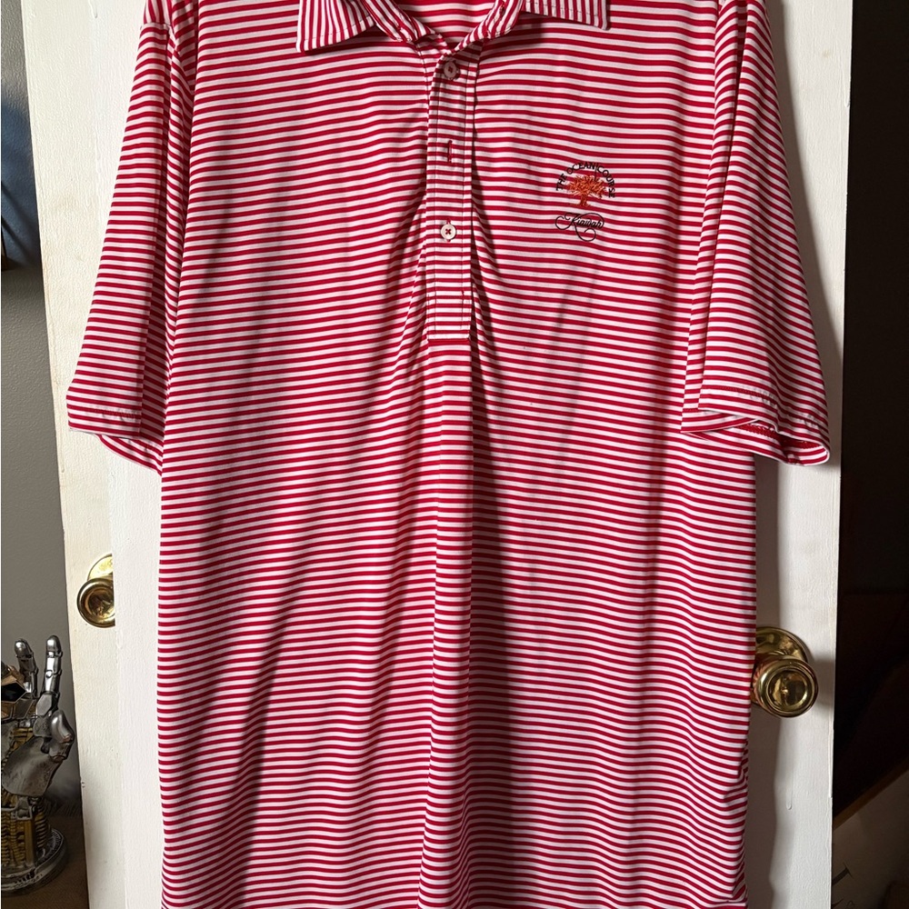 RLX Ralph Lauren Golf pro XL The Ocean Course Players Championship Striped shirt